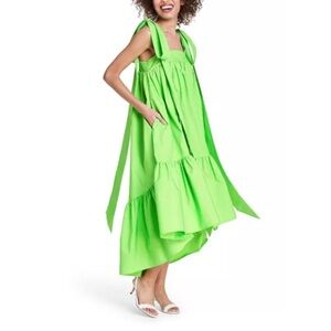 Christopher John Rogers x Target Limited Edition Green Midi Dress | Size XXS